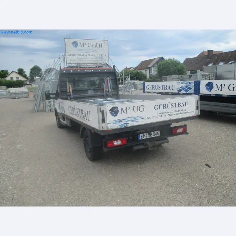 Scaffolding components (some from the construction site), machinery, and vehicles belonging to a construction company-6