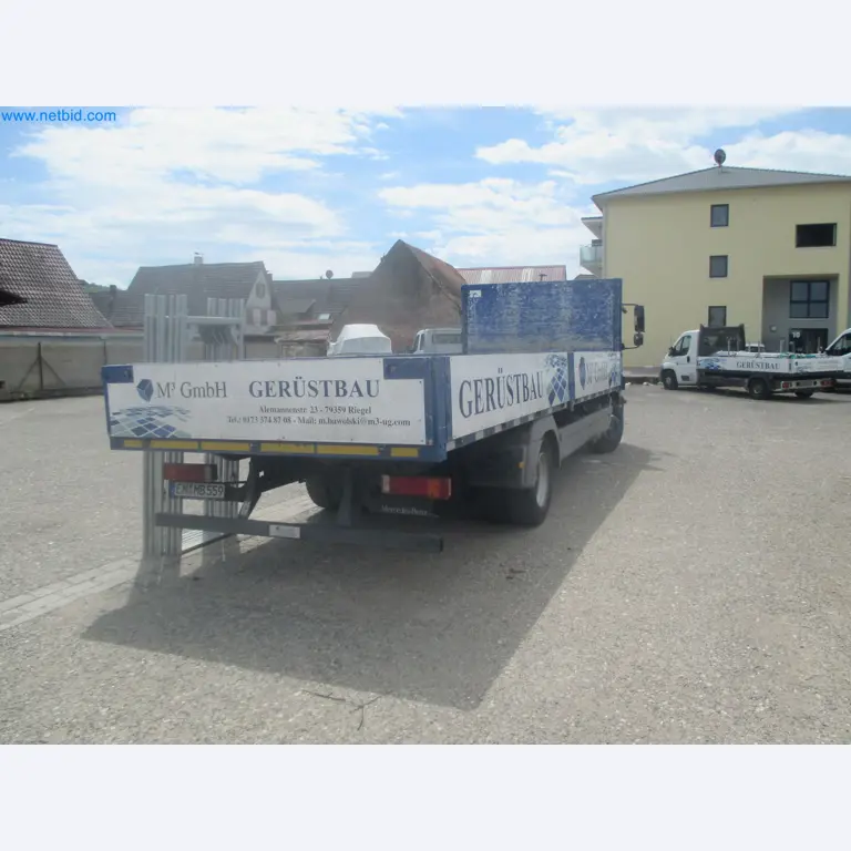 Scaffolding components (some from the construction site), machinery, and vehicles belonging to a construction company-6