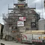 thumbnail-Scaffolding components (some from the construction site), machinery, and vehicles belonging to a construction company-1