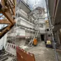 thumbnail-Scaffolding components (some from the construction site), machinery, and vehicles belonging to a construction company-3