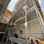thumbnail-Scaffolding components (some from the construction site), machinery, and vehicles belonging to a construction company-5