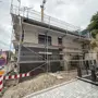 thumbnail-Scaffolding components (some from the construction site), machinery, and vehicles belonging to a construction company-2