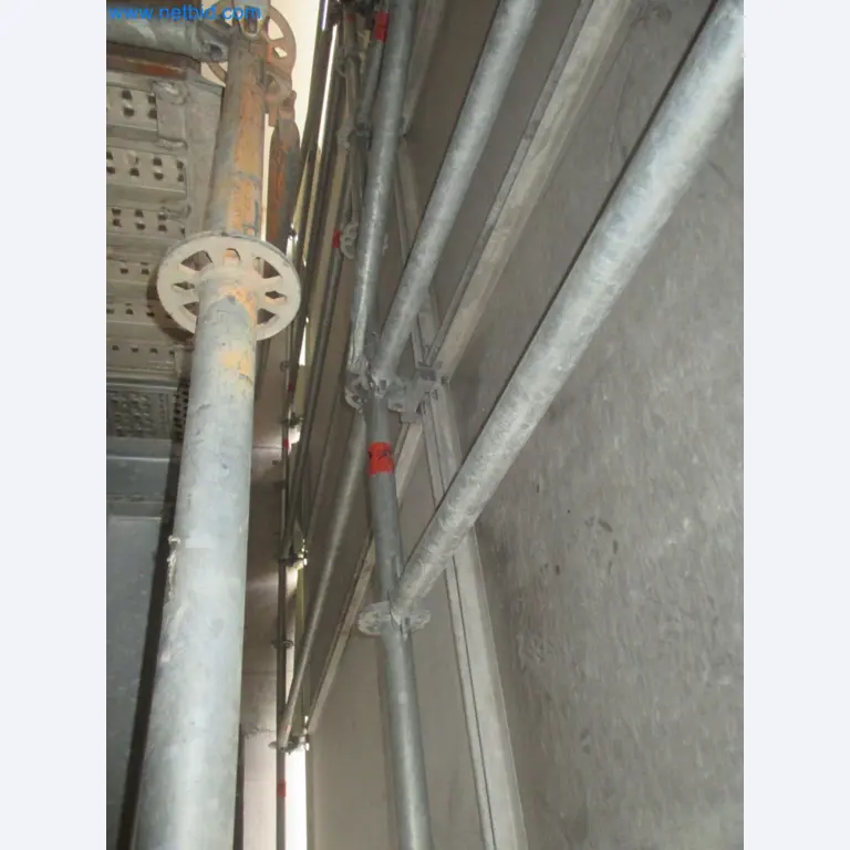 Scaffolding components (some from the construction site), machinery, and vehicles belonging to a construction company-3