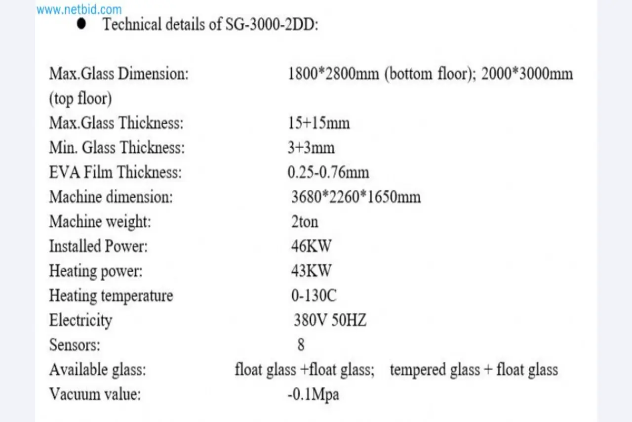 Sale of a complete warehouse of machinery for the glass industry in Spain-6