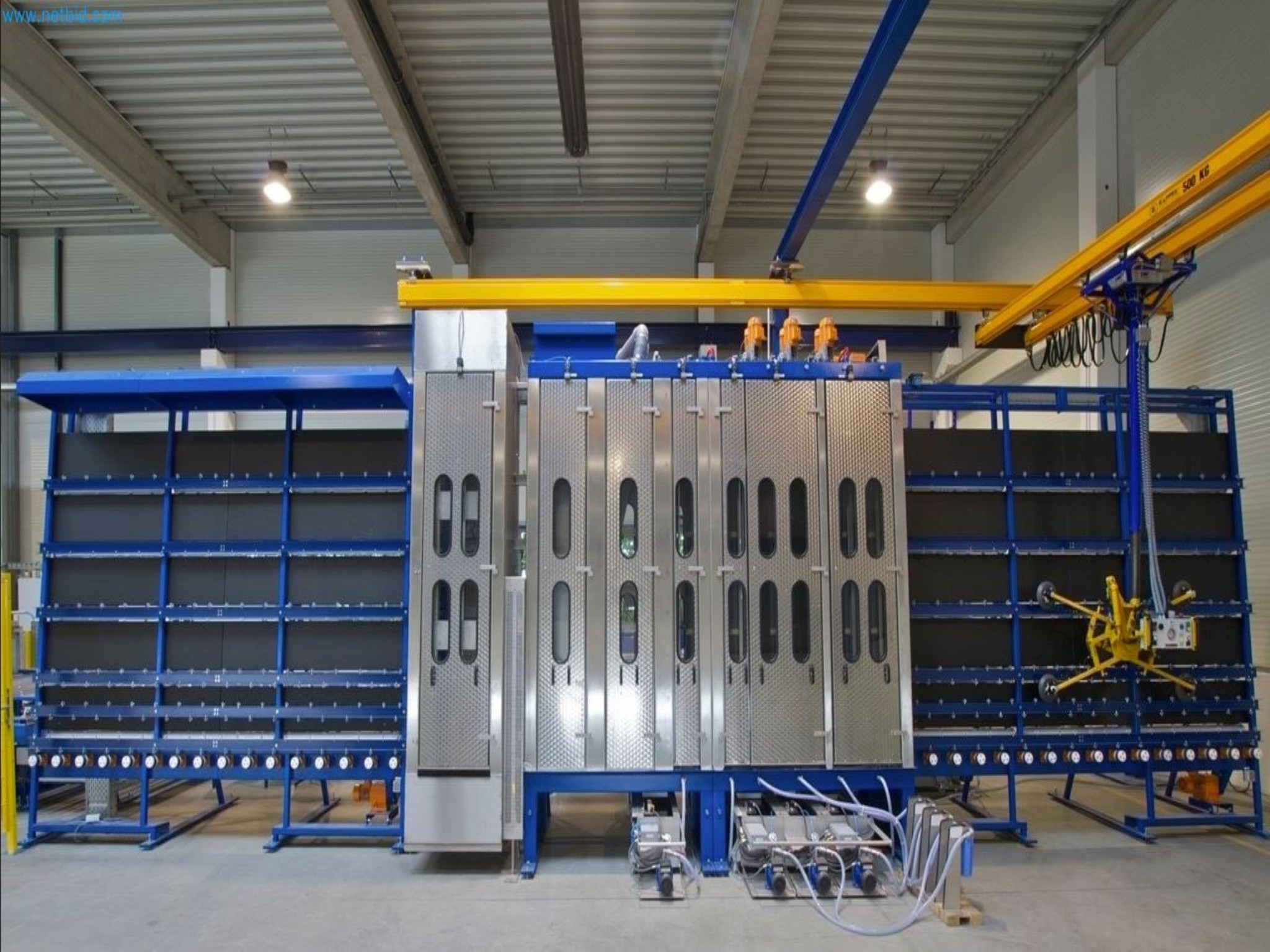 Sale of a complete warehouse of machinery for the glass industry in Spain-1