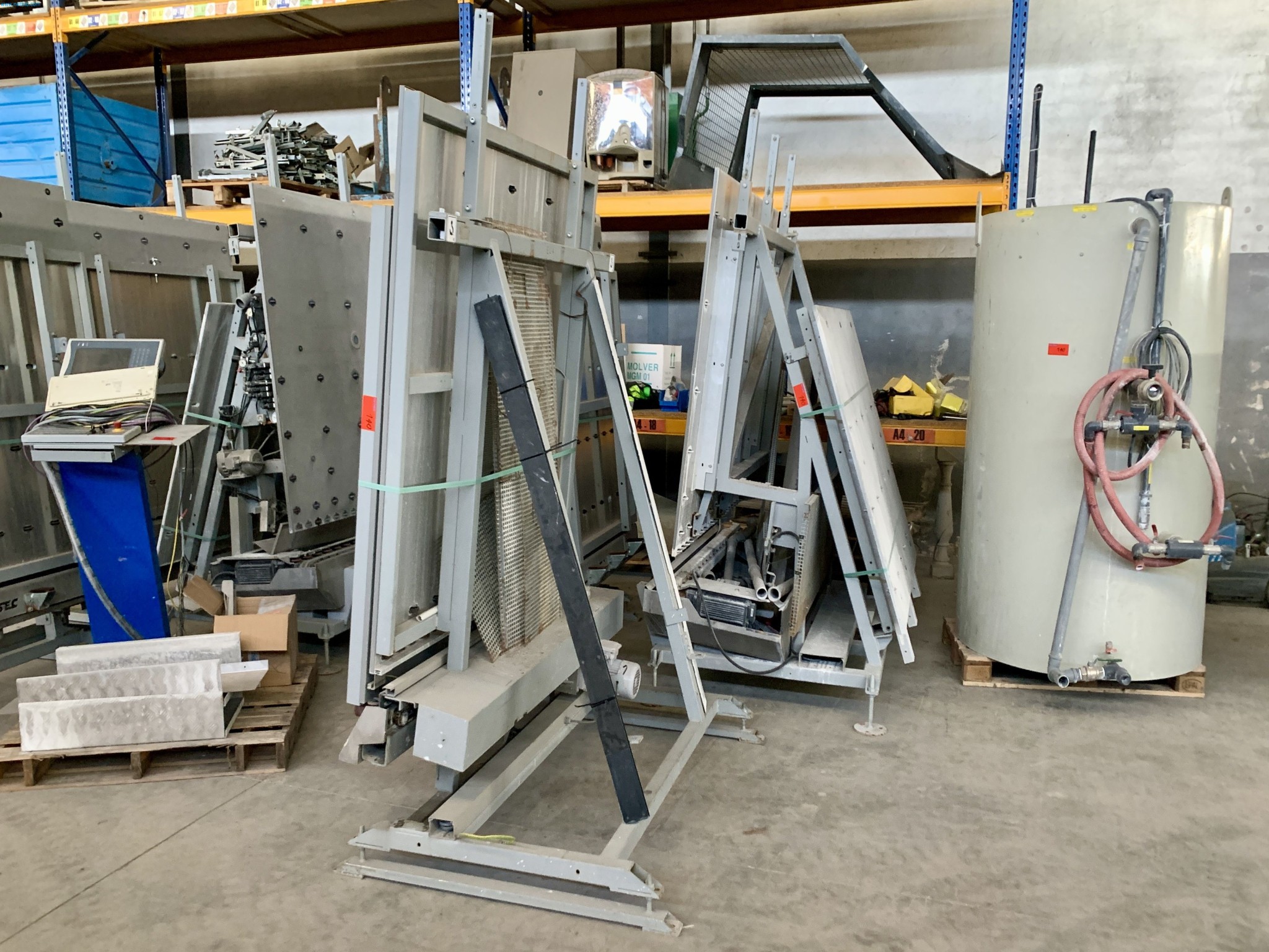 Sale of a complete warehouse of machinery for the glass industry in Spain-2
