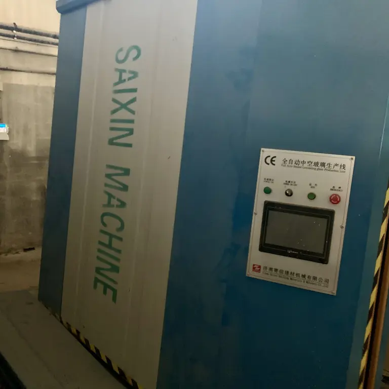 Full Auto Sealed Insulating Glass Production Line Saixin ISO