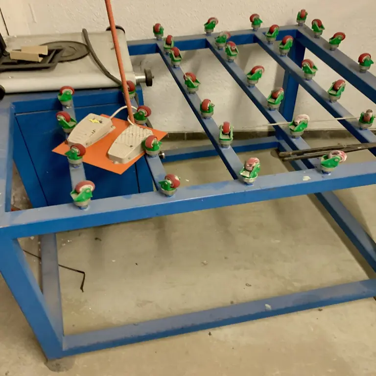 Automatic Rotary Rubber-spreading Table Saixin XZT-A