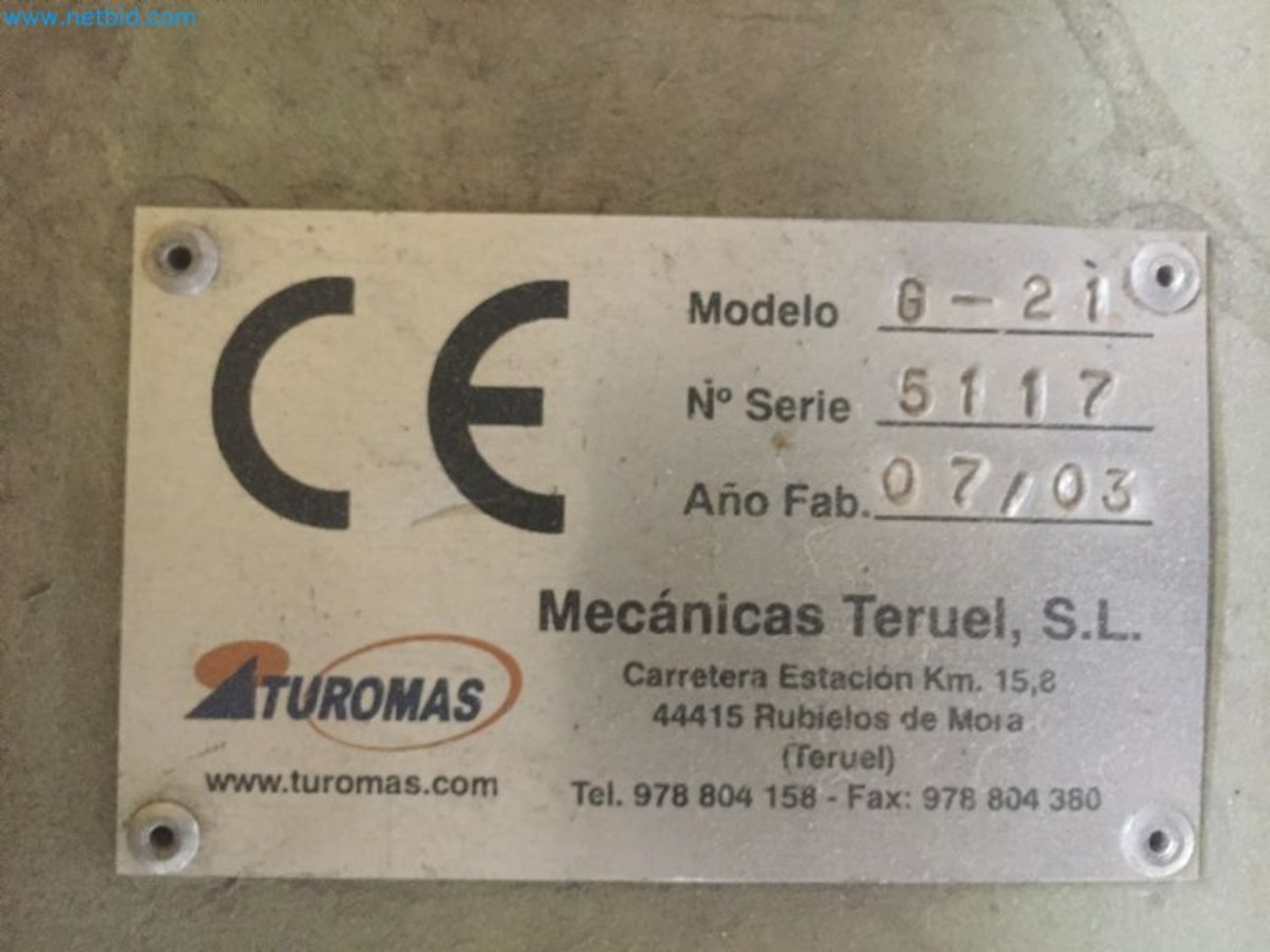 Sale of a complete warehouse of machinery for the glass industry in Spain-5