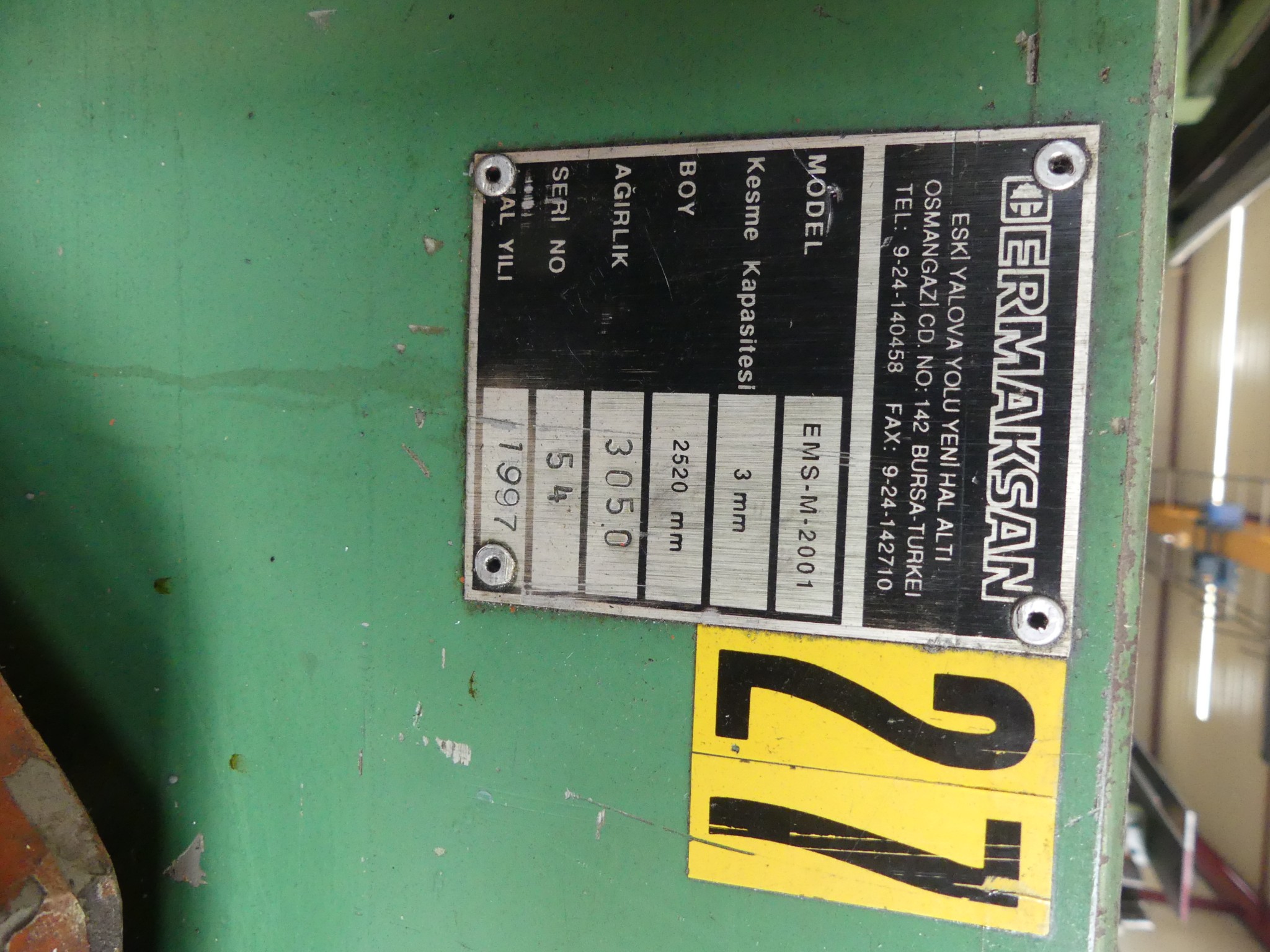 Maschinen und Betriebsausstattung eines Maschinenbauunternehmens-2