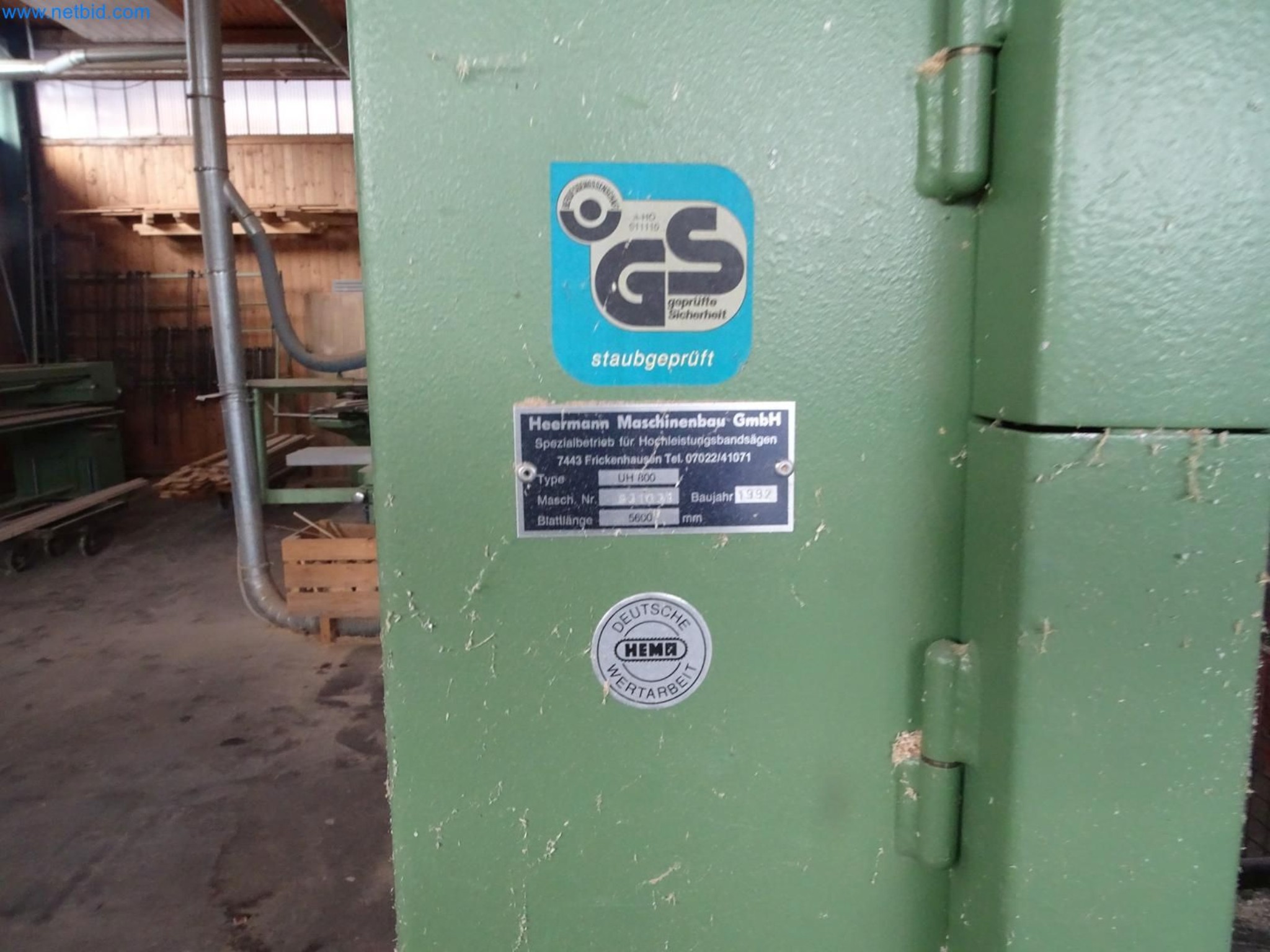 Machinery and BGA of a carpentry business-4