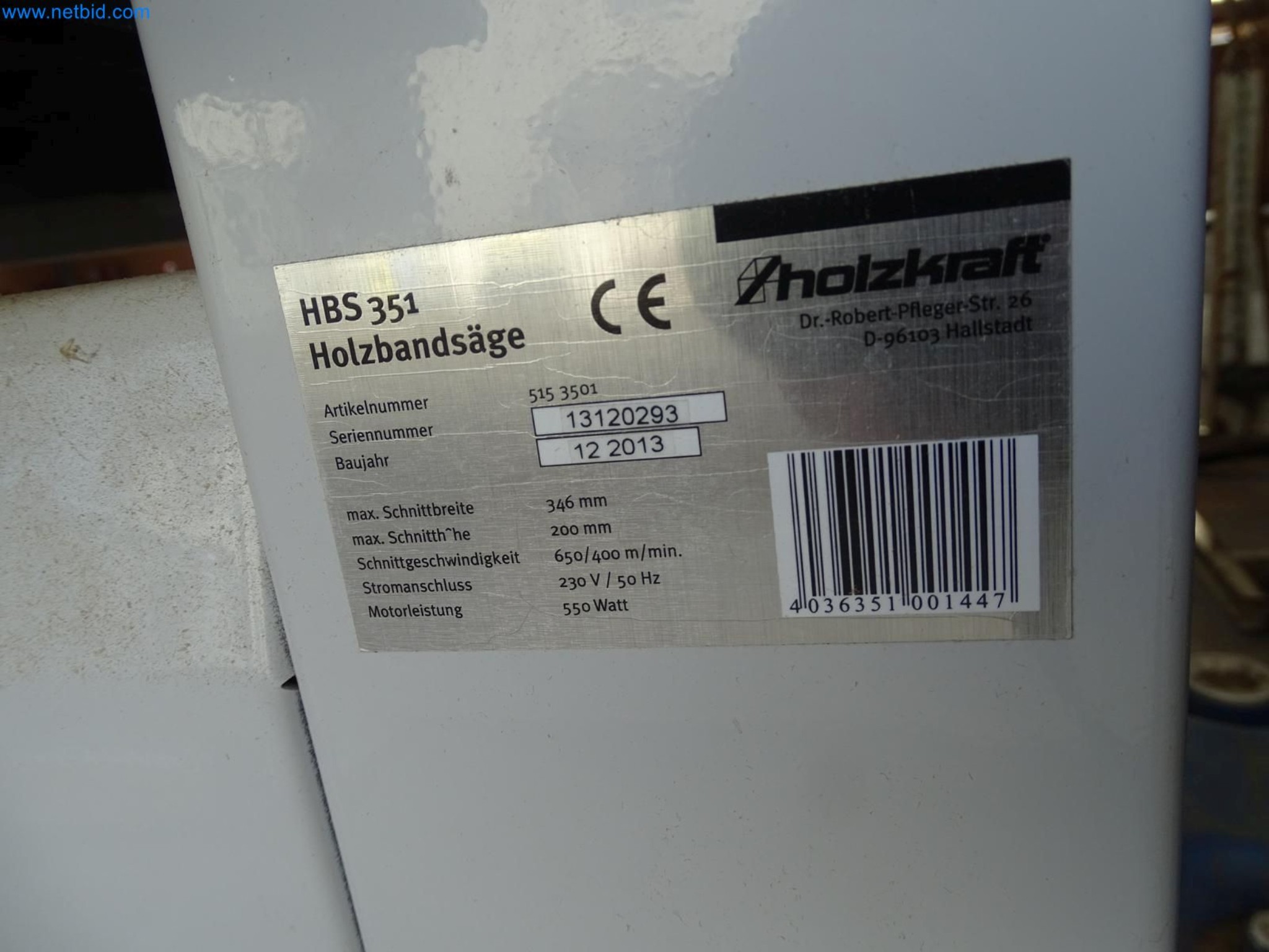 Machinery and BGA of a carpentry business-5