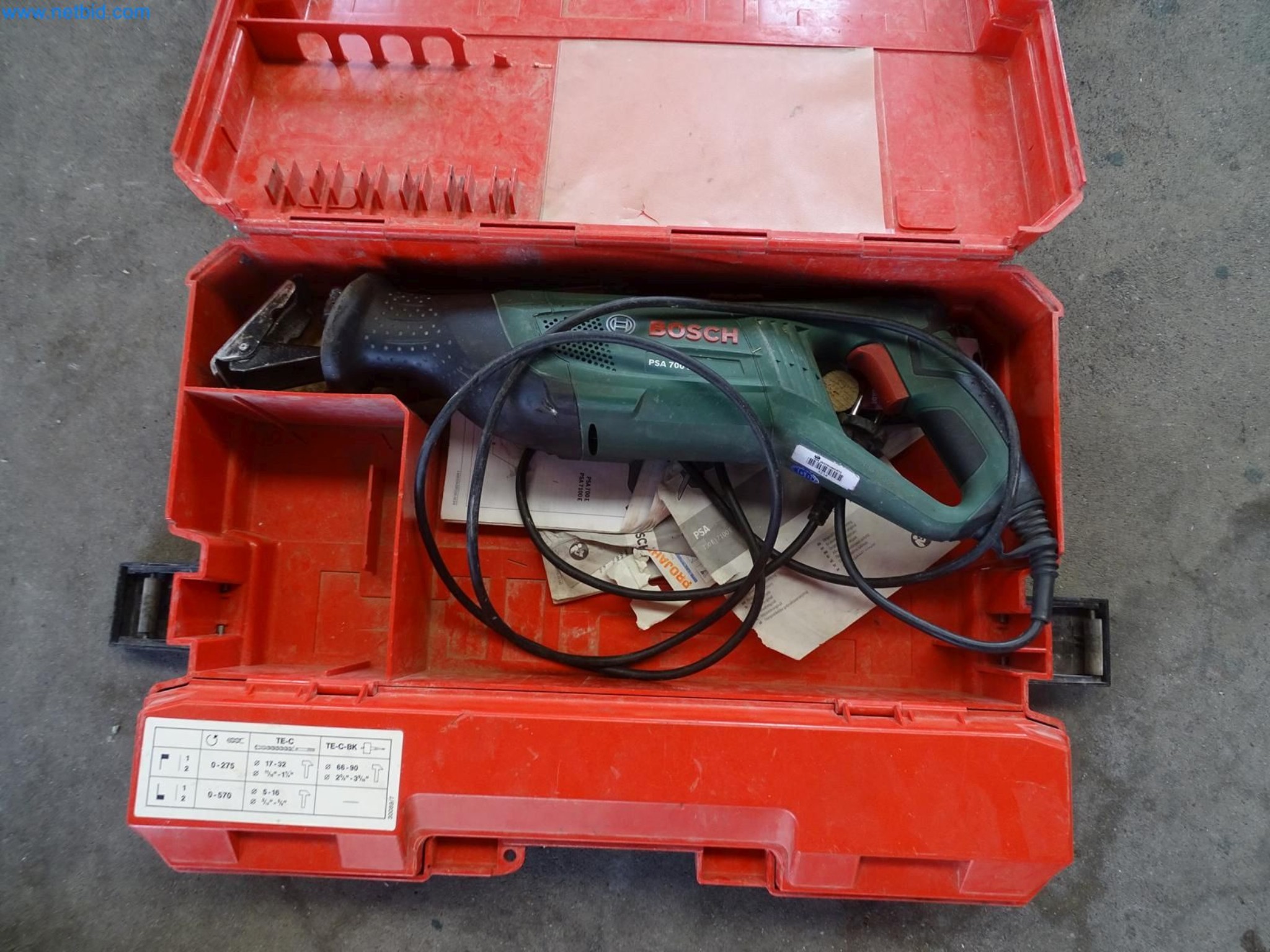 Machinery and BGA of a carpentry business-1