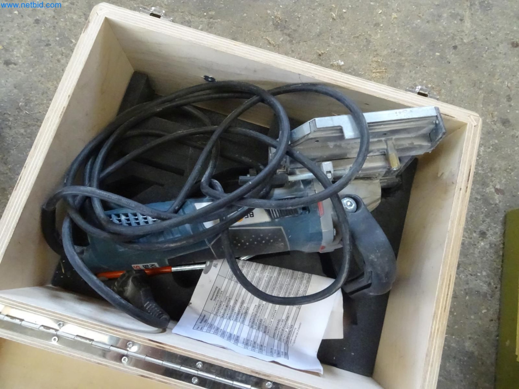 Machinery and BGA of a carpentry business-1