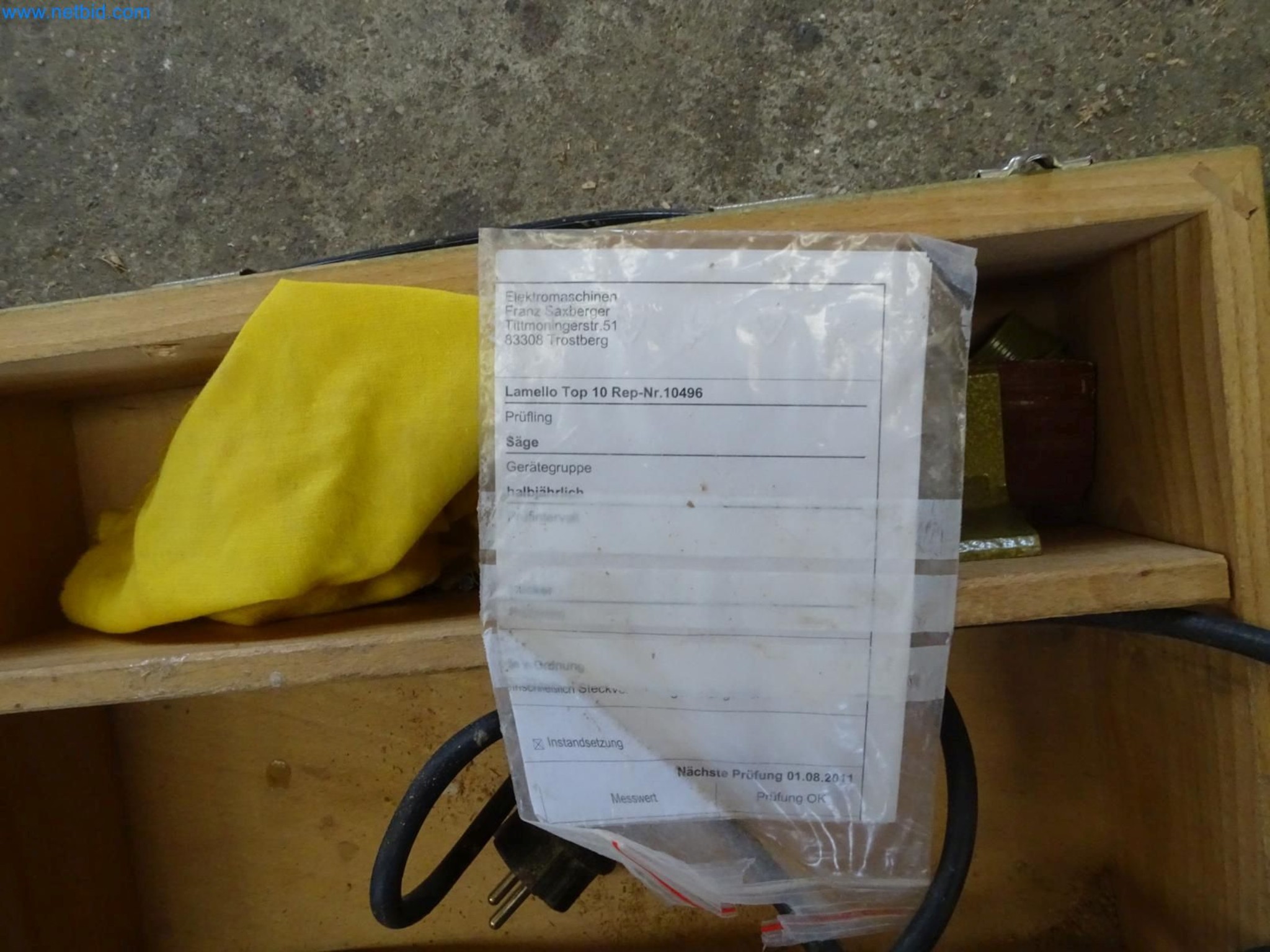 Machinery and BGA of a carpentry business-3