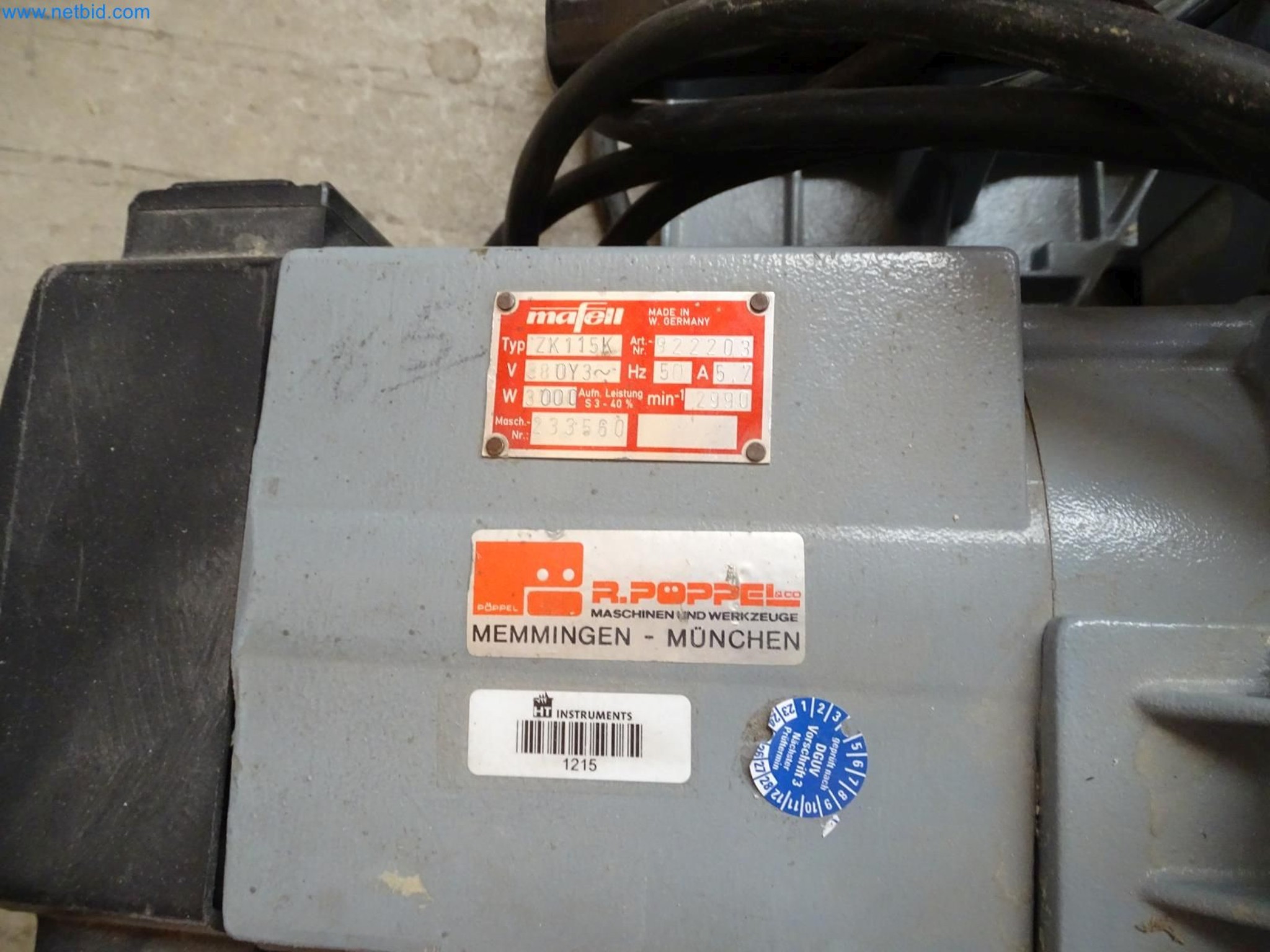 Machinery and BGA of a carpentry business-2