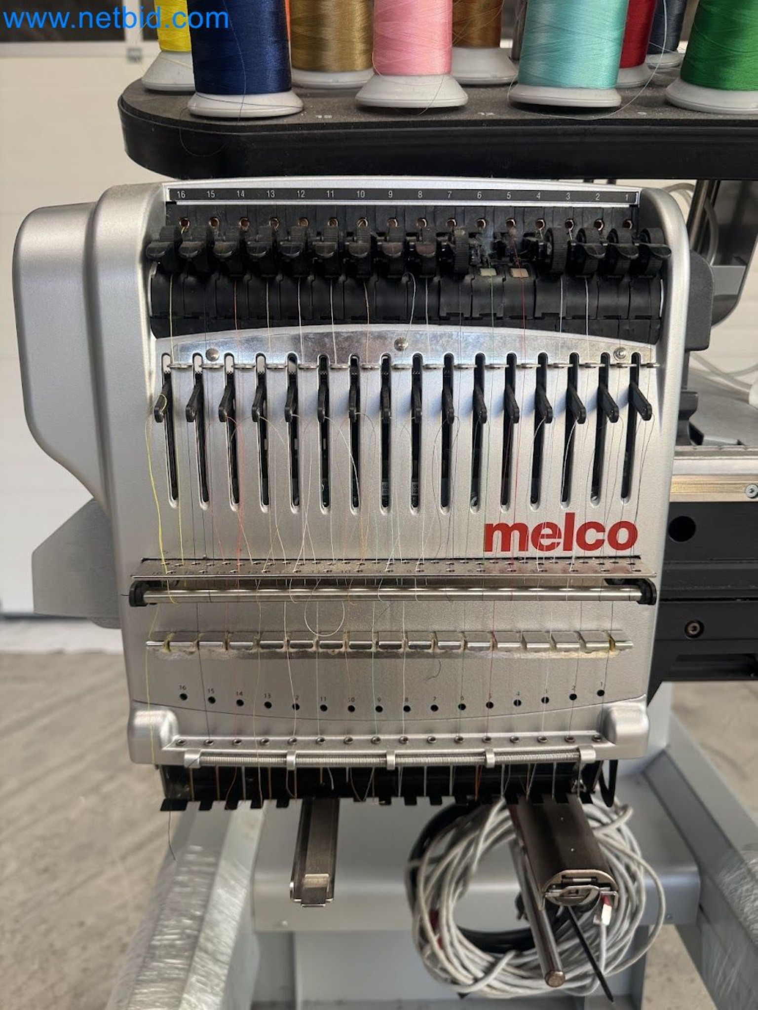 Modular embroidery machine system "melco EMT 16x"-18