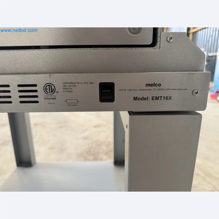 Modular embroidery machine system "melco EMT 16x"-20