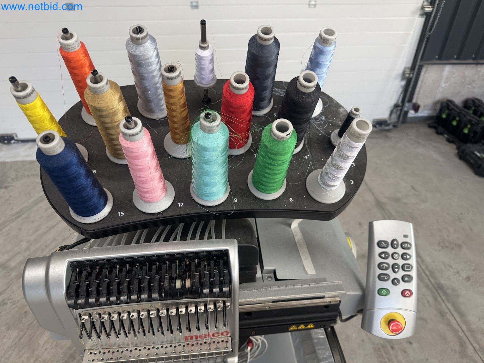 Modular embroidery machine system "melco EMT 16x"-22