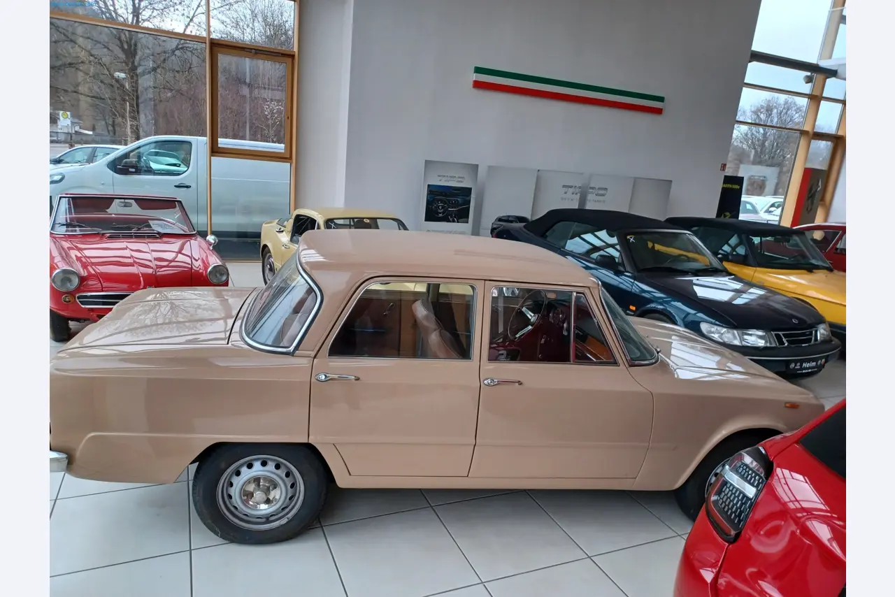 Passenger cars, electric cars, and automotive repair shop equipment at a Fiat dealership-3