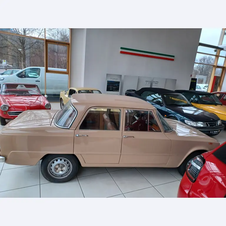 Passenger cars, electric cars, and automotive repair shop equipment at a Fiat dealership-3