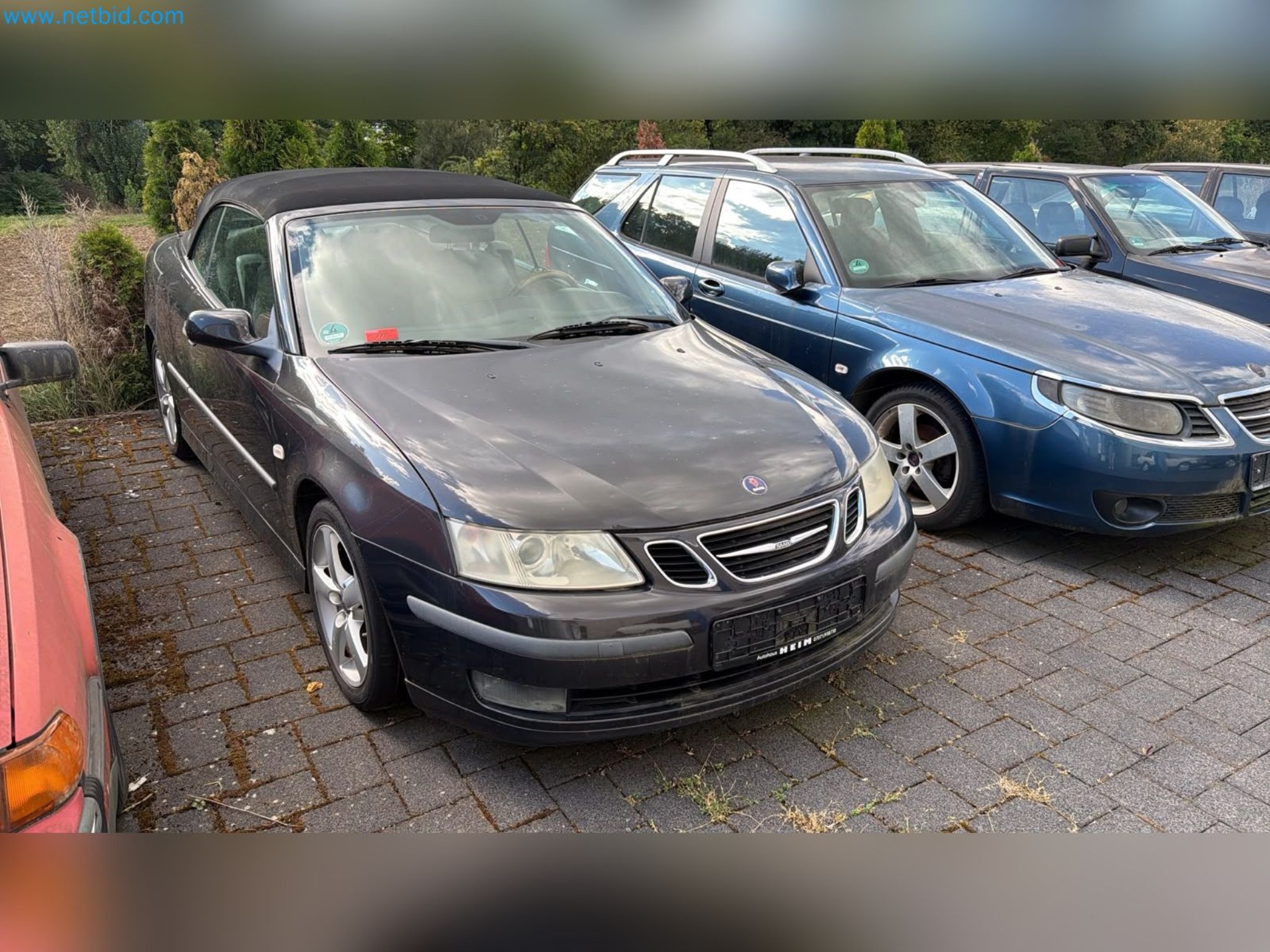 Passenger cars, electric cars, and automotive repair shop equipment at a Fiat dealership-1