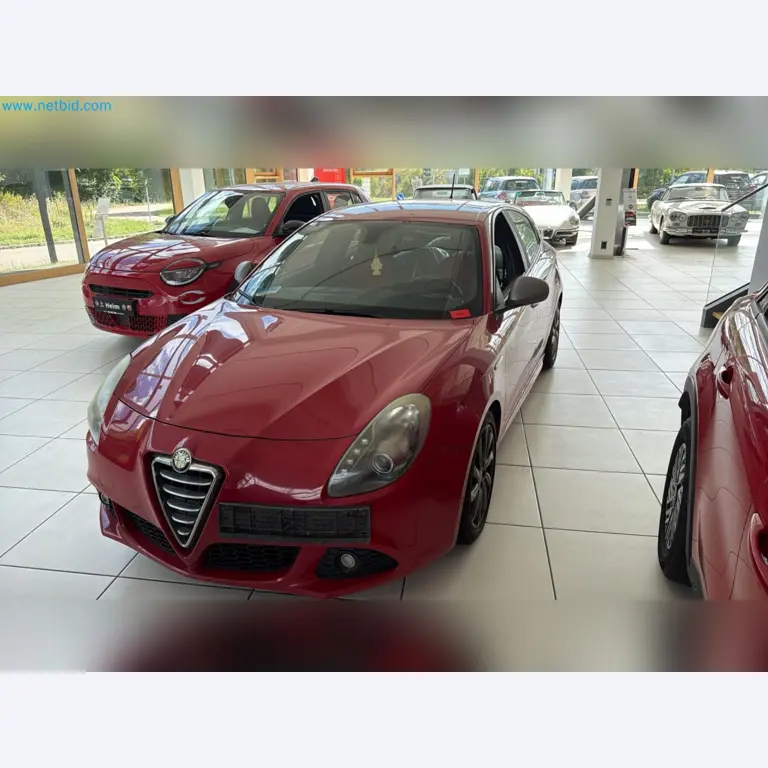 Passenger cars, electric cars, and automotive repair shop equipment at a Fiat dealership-1