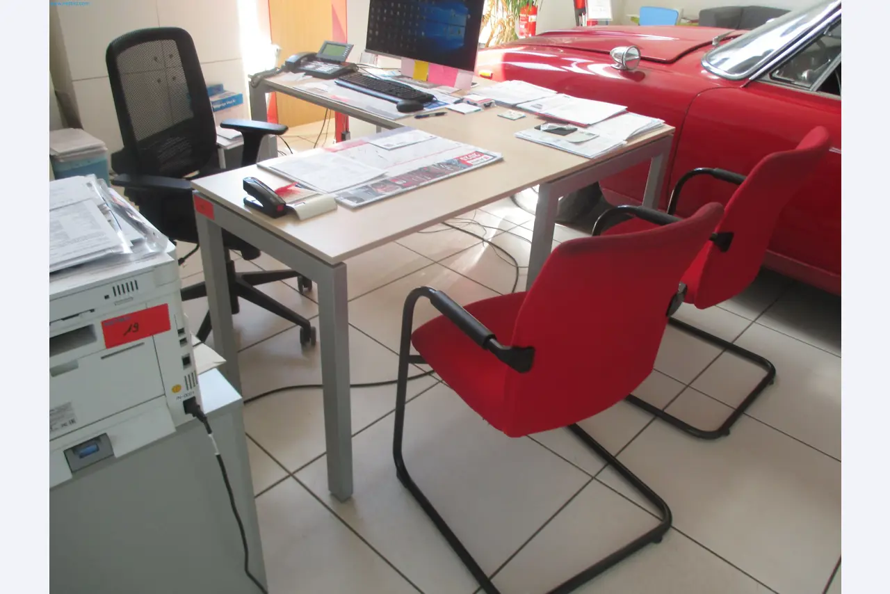 Passenger cars, electric cars, and automotive repair shop equipment at a Fiat dealership-2