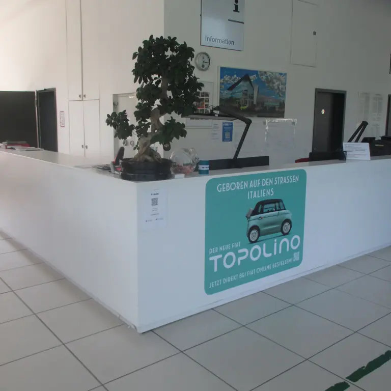 Reception desk