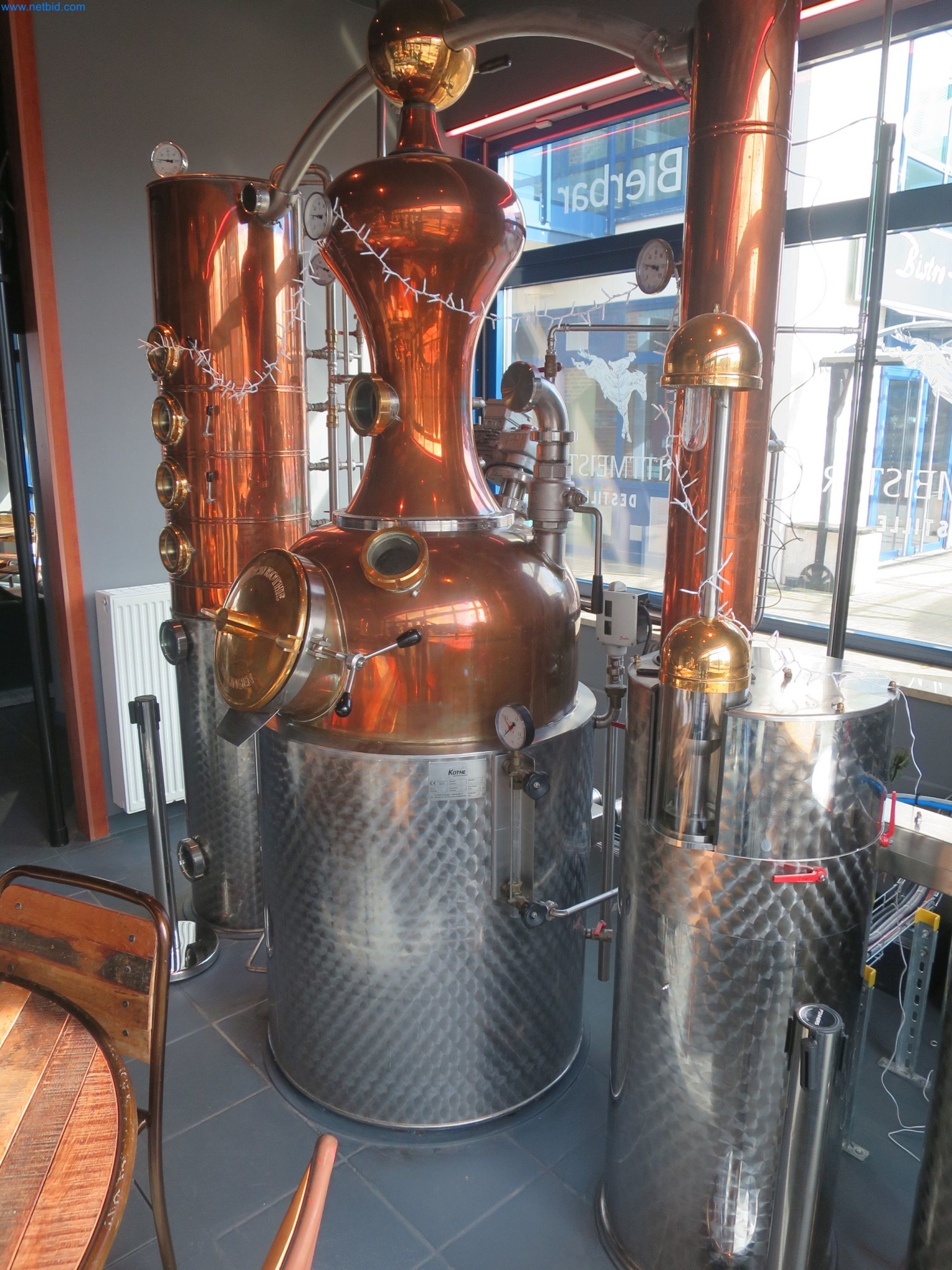 Water-bath distillation unit at a distillery-2