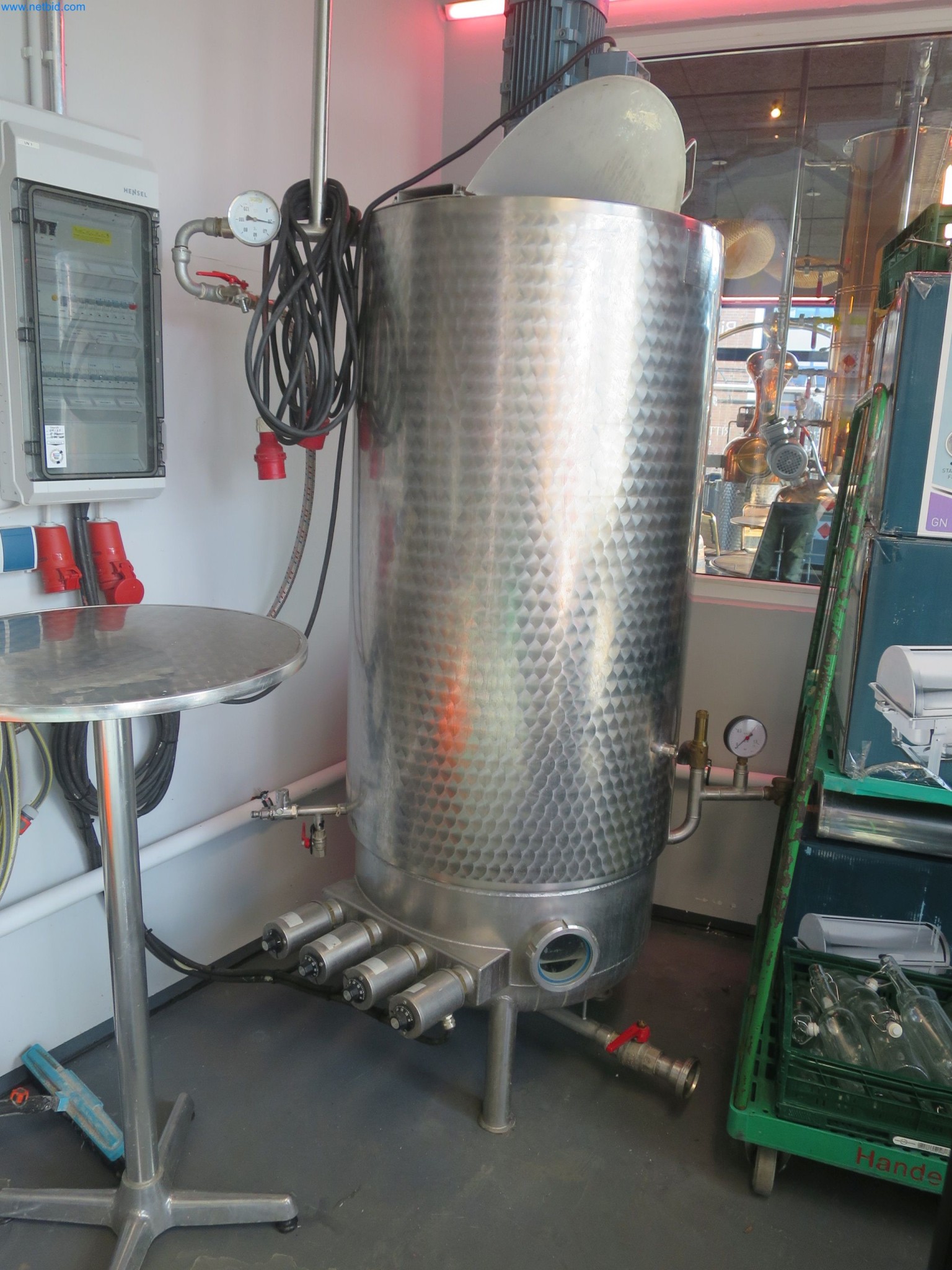 Water-bath distillation unit at a distillery-7