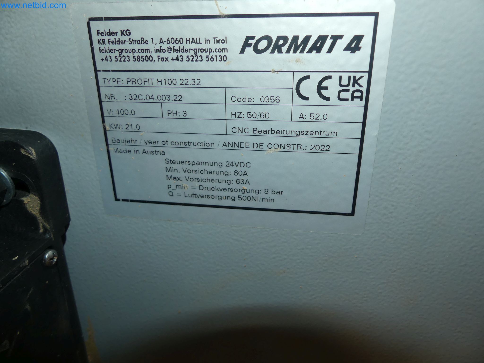 Nesting CNC machining centers FELDER FORMAT4 Profit H100 22.32 - High-performance technology for carpenters and joiners-38