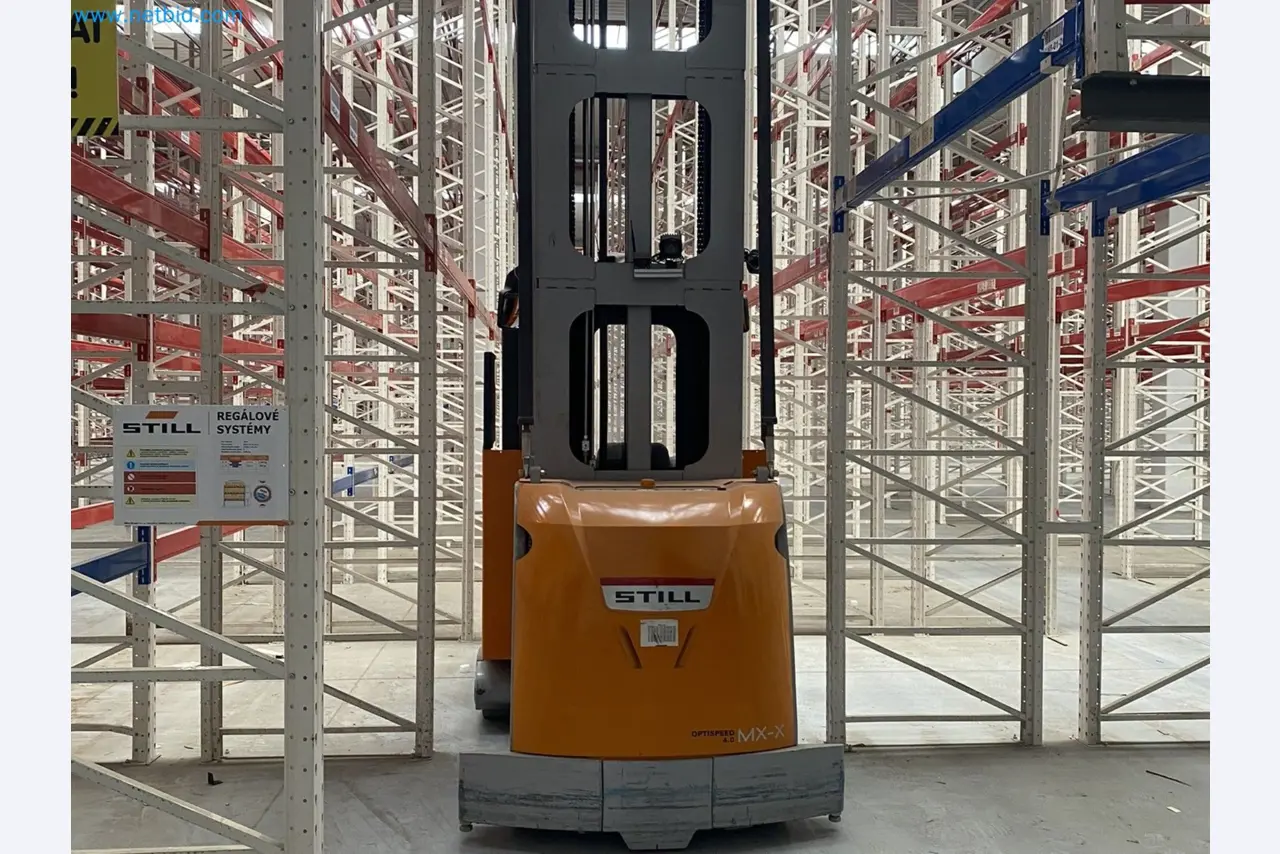 The racking system and forklift trucks-1