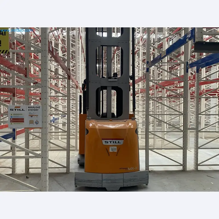 The racking system and forklift trucks-1