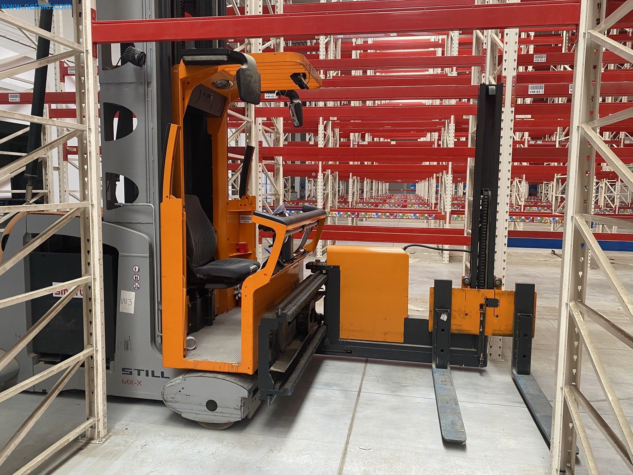 The racking system and forklift trucks-3
