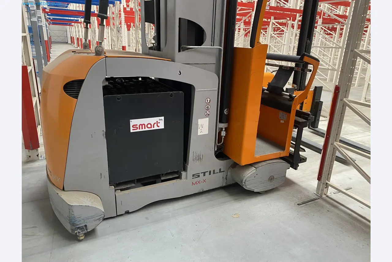 The racking system and forklift trucks-1