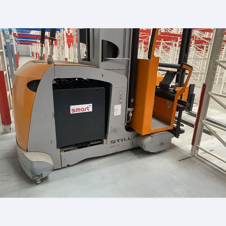 The racking system and forklift trucks-1