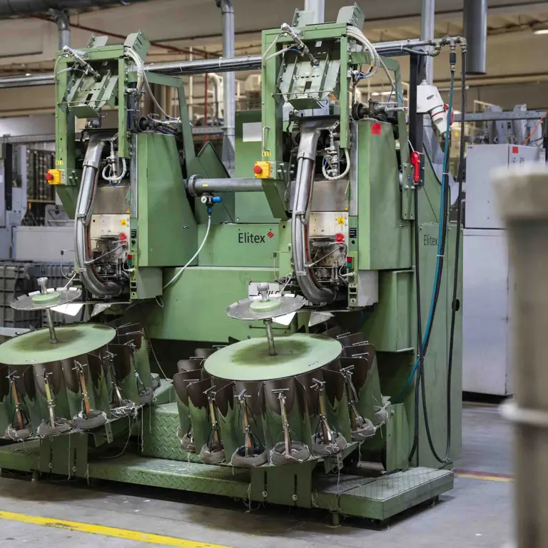 Dual-Head Industrial Yarn Winding / Spooling Machine ELITEX RC 10–R2–U/EW