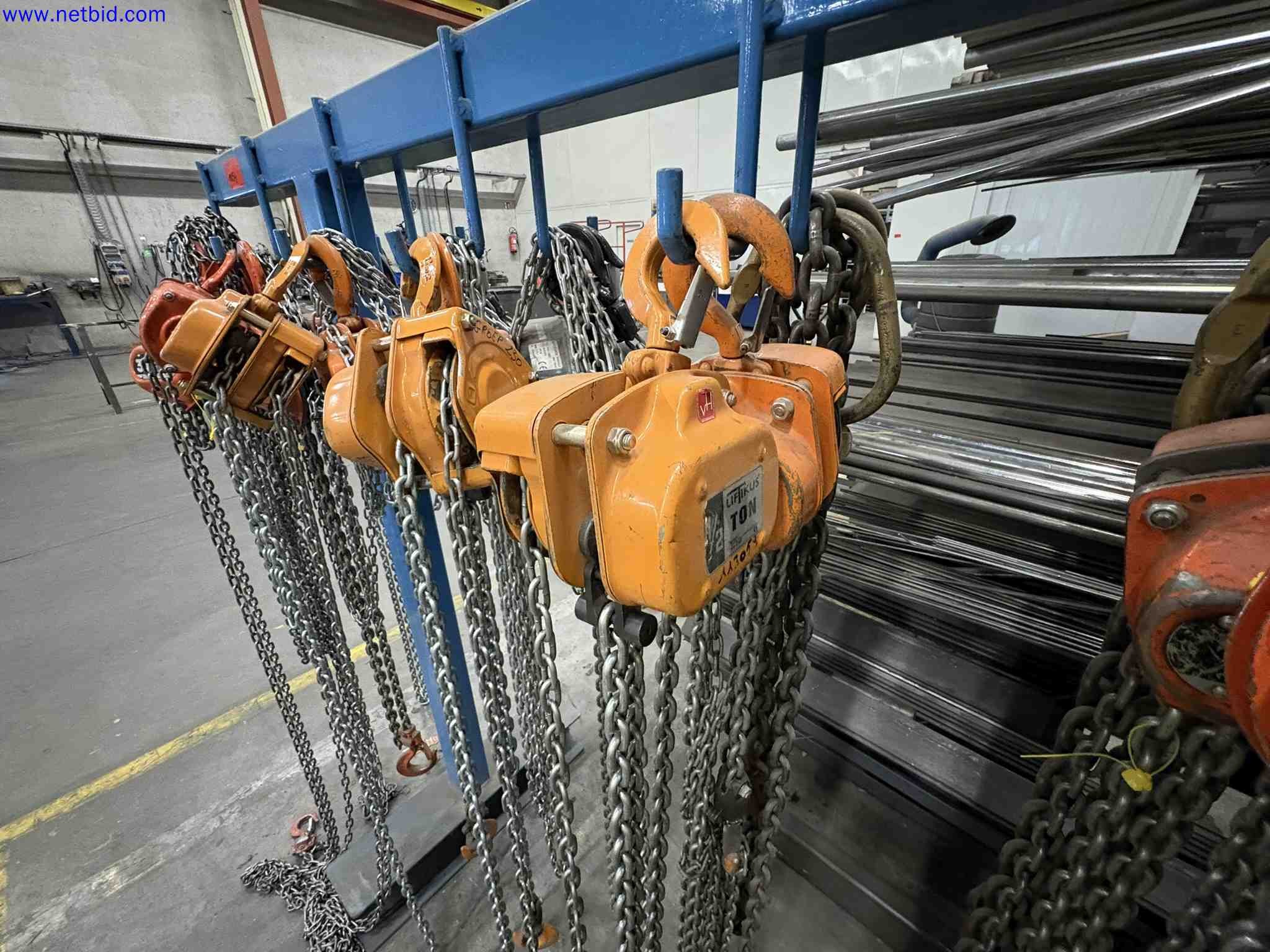 1 Set Manual Chain Hoists and Lifting Slings – foto 7 – kavel bij NetBid, Roterijstraat 205-8793 Waregem
