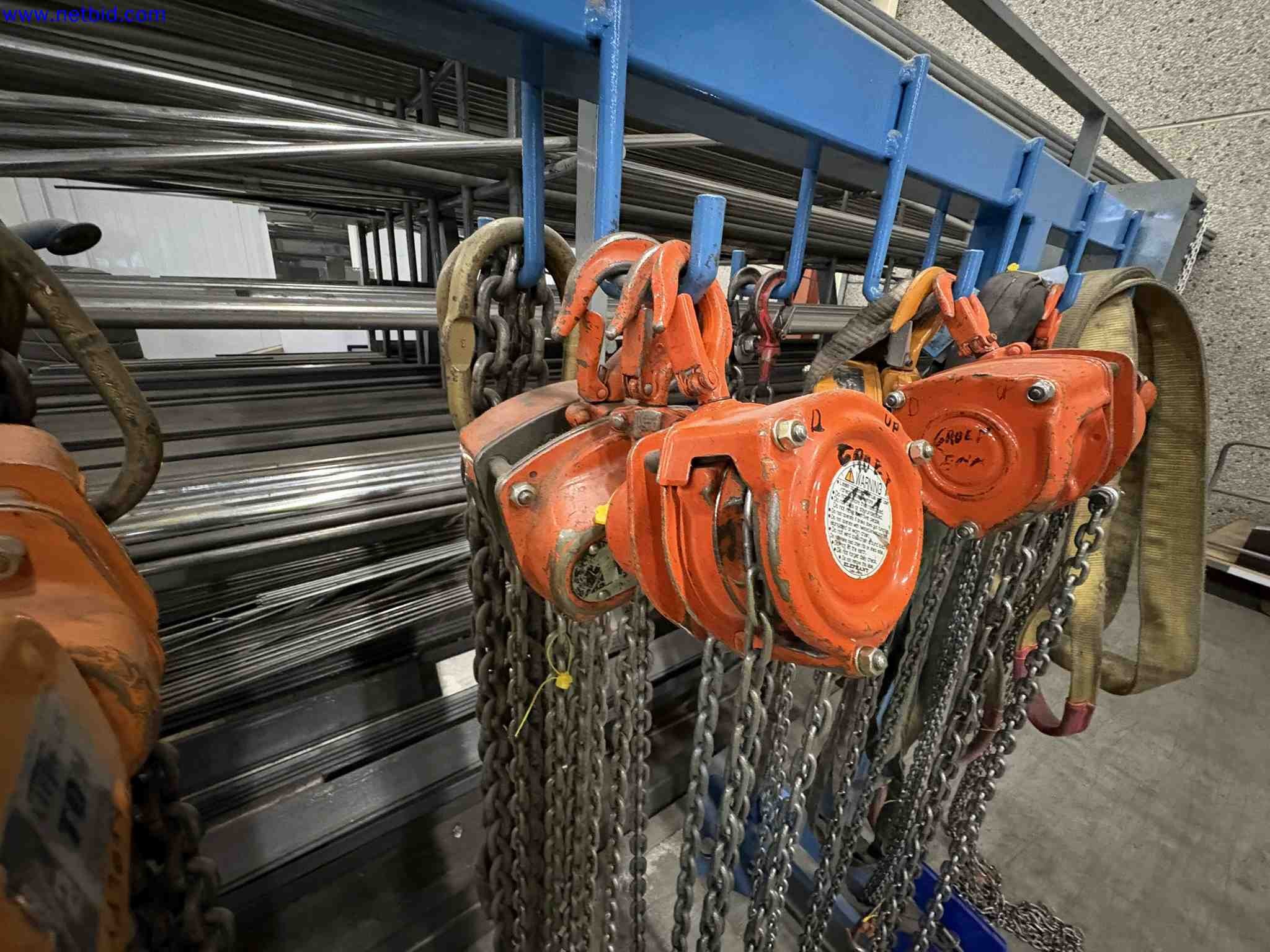 1 Set Manual Chain Hoists and Lifting Slings – foto 8 – kavel bij NetBid, Roterijstraat 205-8793 Waregem