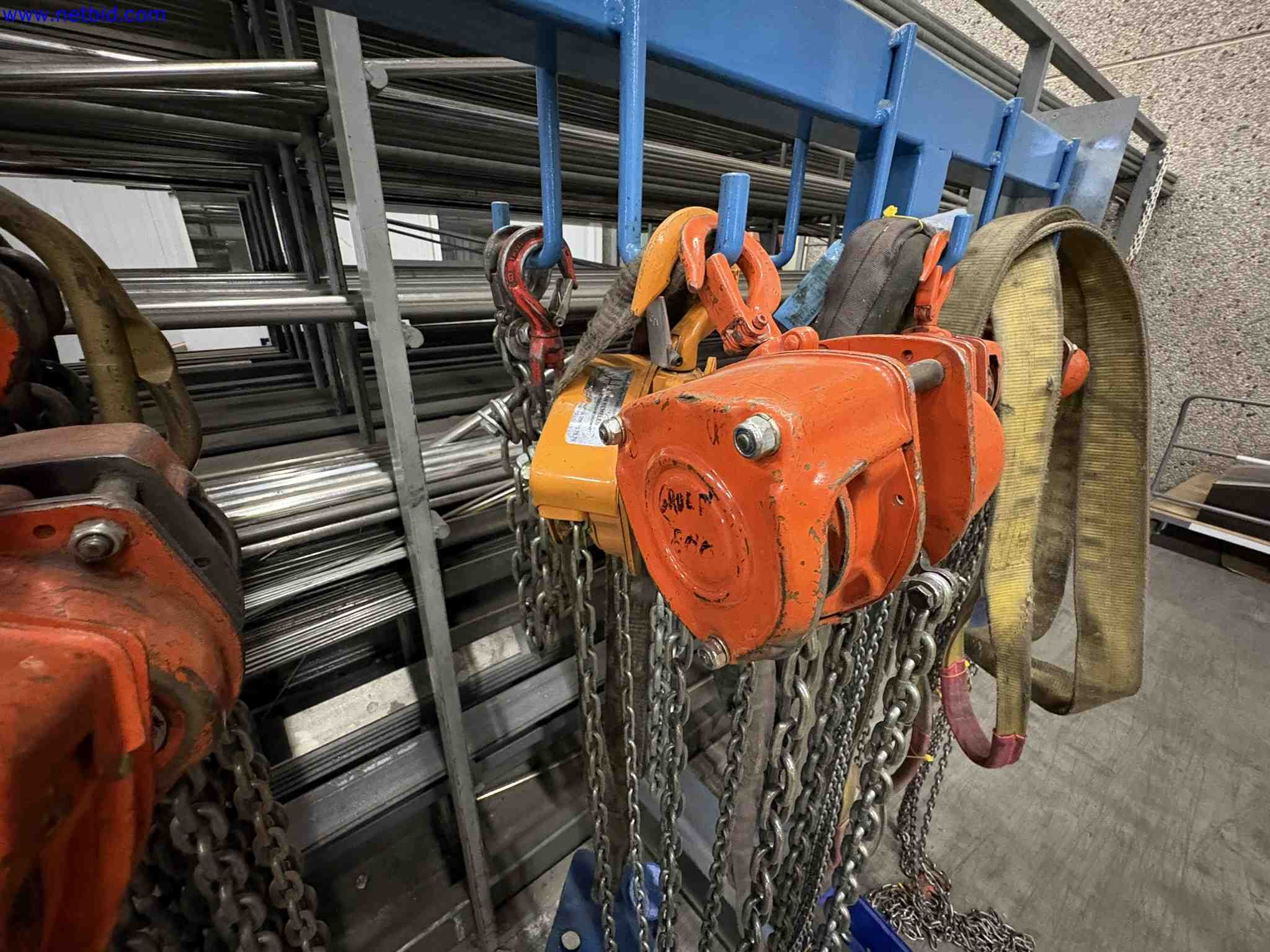 1 Set Manual Chain Hoists and Lifting Slings – foto 9 – kavel bij NetBid, Roterijstraat 205-8793 Waregem