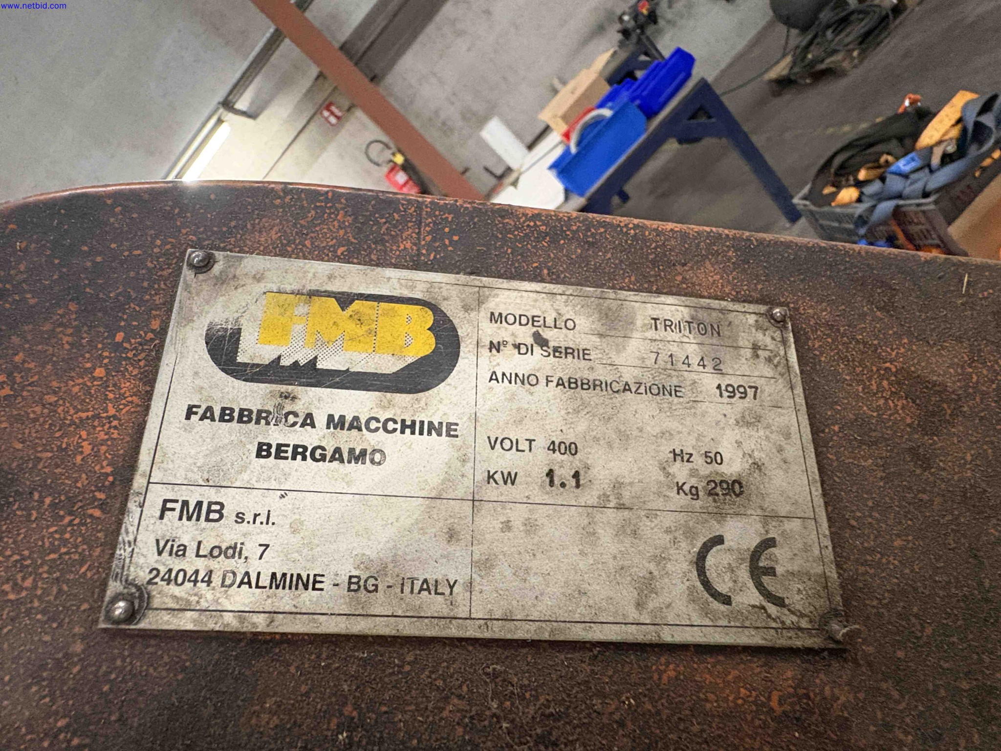 Horizontal bandsaw FMB Triton – foto 9 – kavel bij NetBid, Roterijstraat 205-8793 Waregem