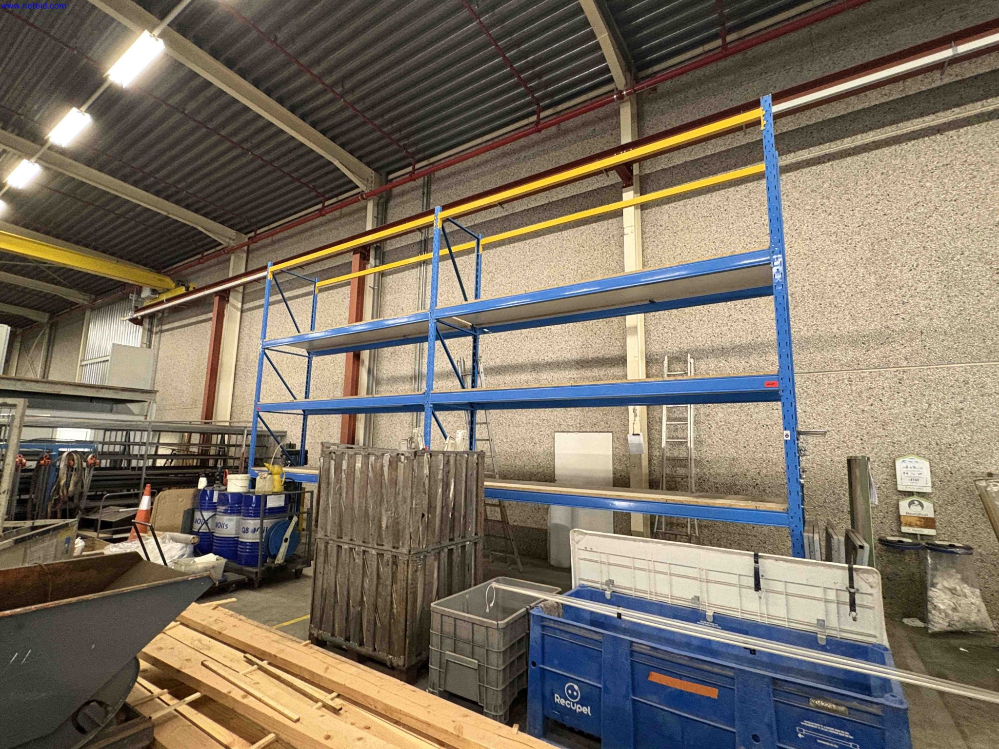 Boltless Pallet Racking Stow – foto 2 – kavel bij NetBid, Roterijstraat 205-8793 Waregem