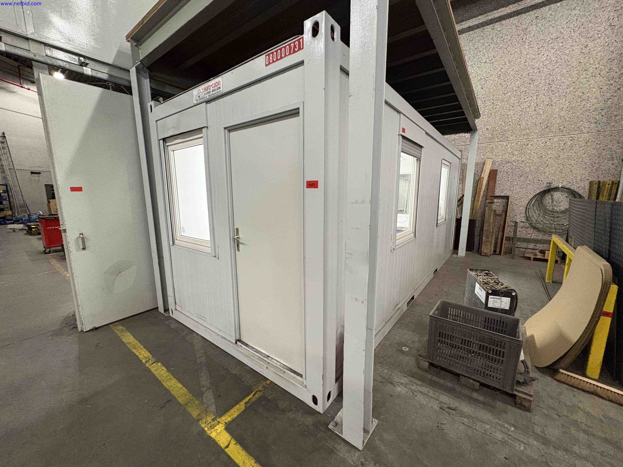 Site office Euro-Cabin – foto 3 – kavel bij NetBid, Roterijstraat 205-8793 Waregem