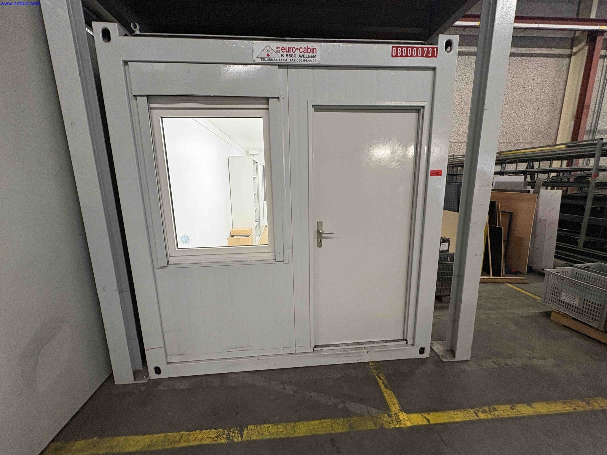 Site office Euro-Cabin – foto 5 – kavel bij NetBid, Roterijstraat 205-8793 Waregem
