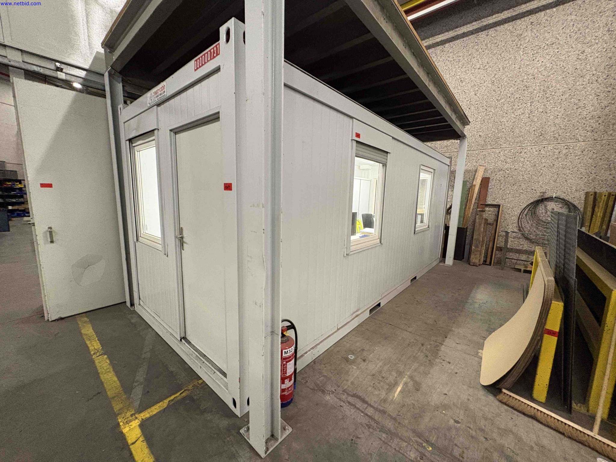 Site office Euro-Cabin – foto 6 – kavel bij NetBid, Roterijstraat 205-8793 Waregem