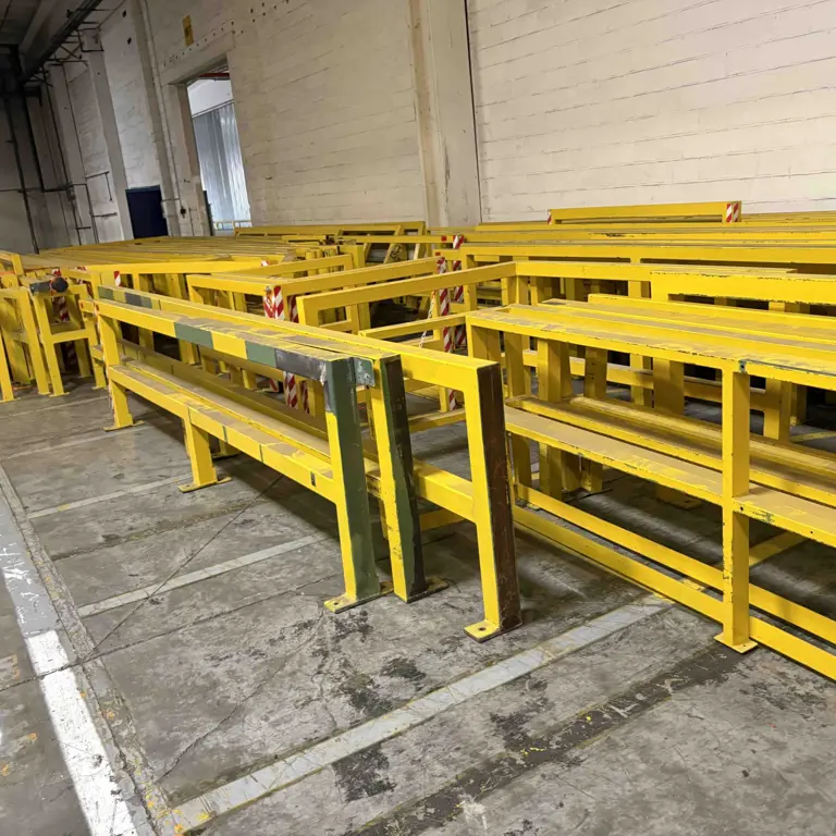 1 Set Sicherheitsbarriere aus Stahl