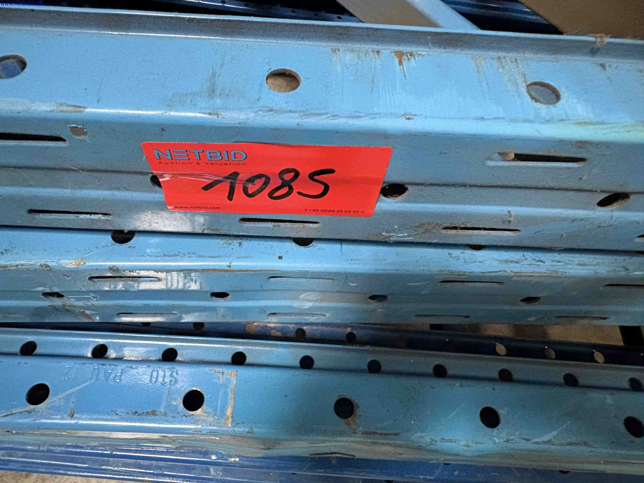 Boltless Pallet Racking Stow – foto 9 – kavel bij NetBid, Roterijstraat 205-8793 Waregem
