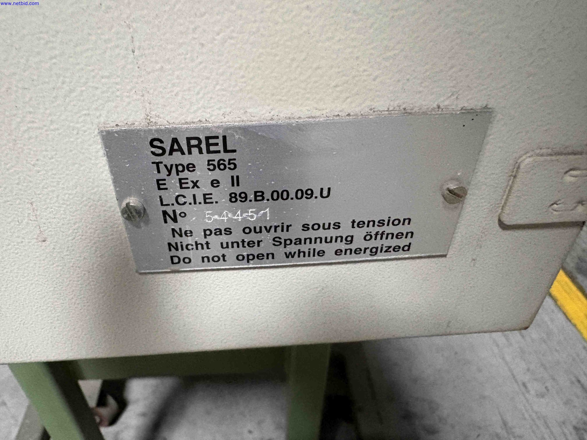 Industrial electrical mains distribution trolley Sarel 565 – foto 7 – kavel bij NetBid, Roterijstraat 205-8793 Waregem