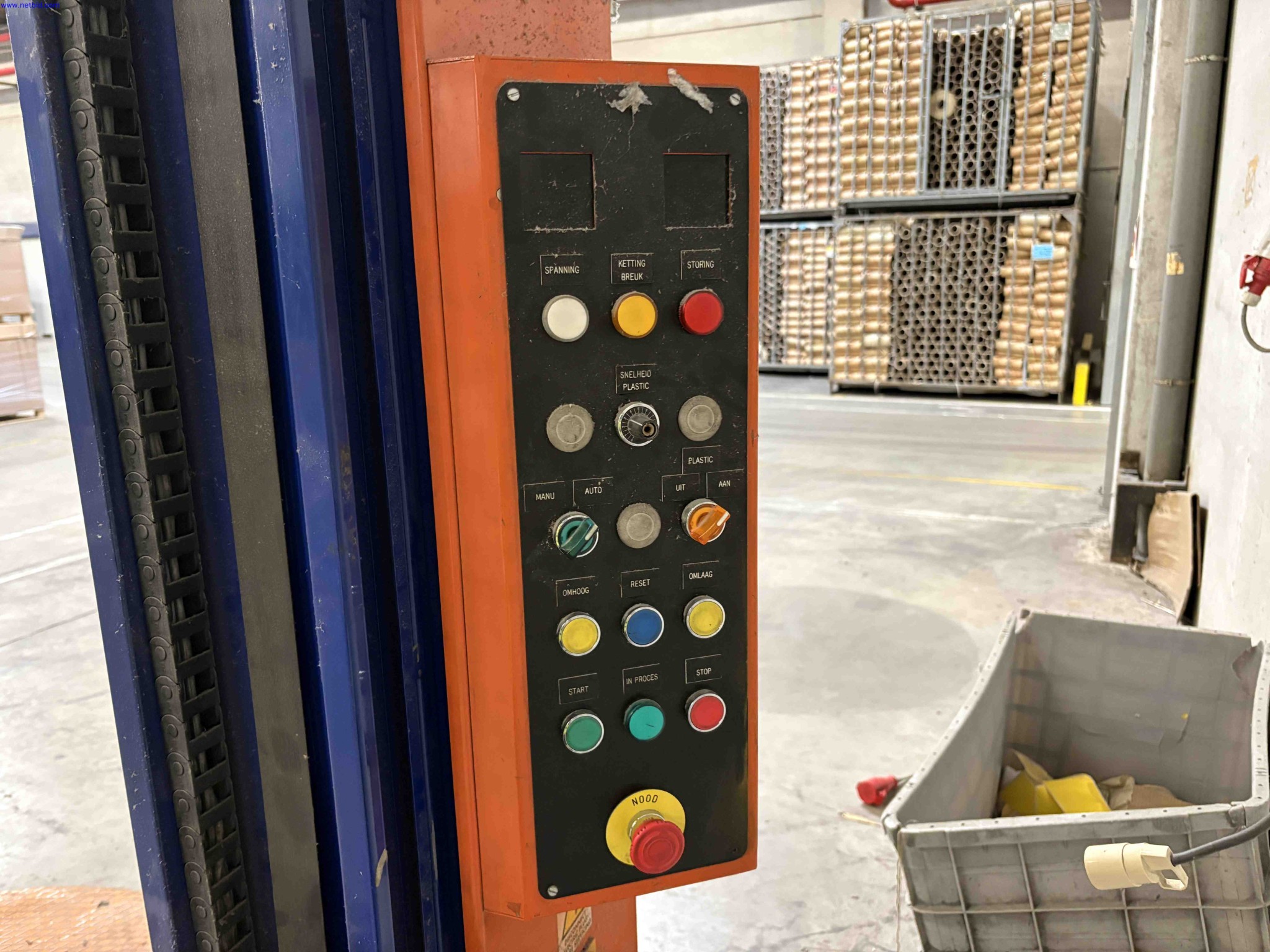 Semi-automatic pallet stretch wrapping machine FILMA P35 CP 675-60 – foto 5 – kavel bij NetBid, Roterijstraat 205-8793 Waregem